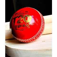 Tenax T-20 Cricket Leather ball for training , Bowling & Practice Cricket Leather Ball (Standard Red, Maroon)