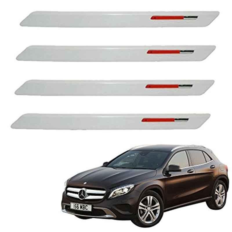 Kozdiko White & Red Designer Car Bumper Protector for Mercedes Benz GLA-Class