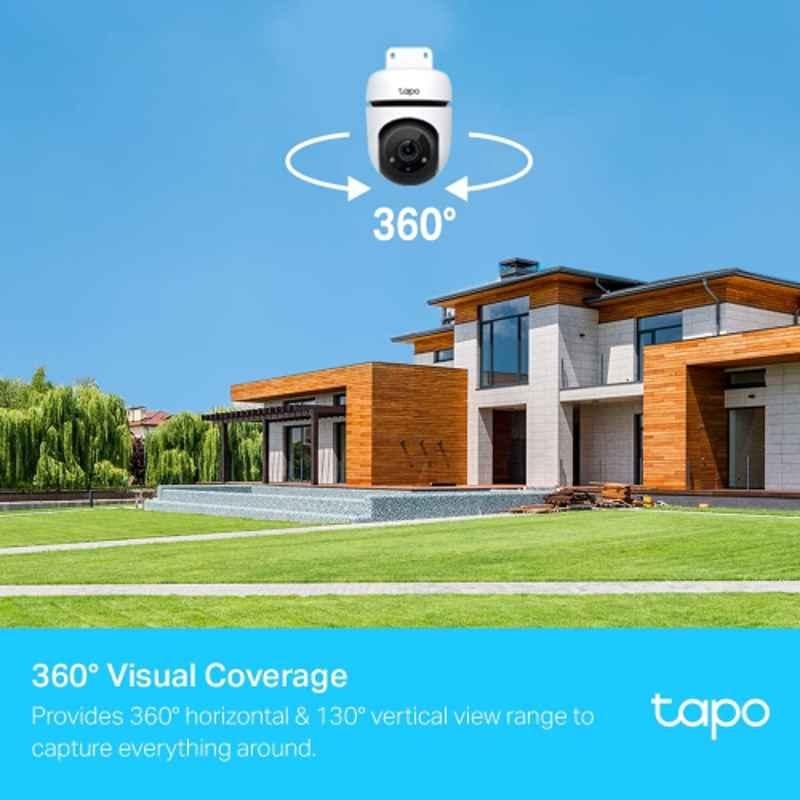 TP-Link  Tapo C500 Outdoor Pan/Tilt Home Security WiFi Smart Camera | 2MP 360°  Night Vision | Support Alexa and Google Assistant | 2-Way Audio