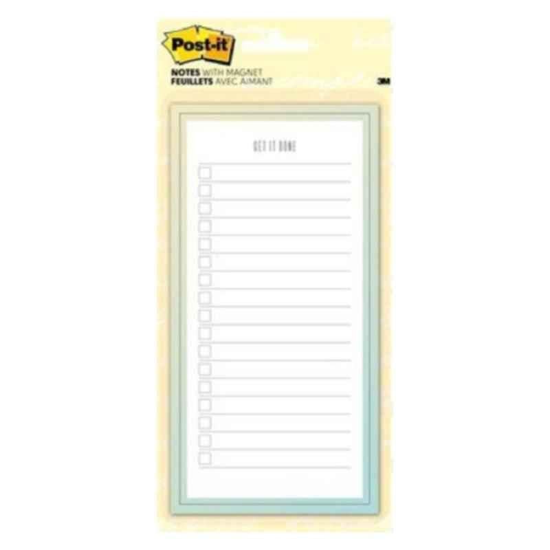3M Post-it 4x8inch 50 Sheets GET IT DONE Printed Note Pad with Magnet