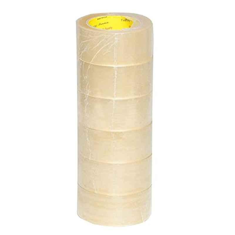 Clear Packaging Tapes 2x100 Yards-Pack Of 6