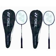 Yonex GR 303 i 88g Blue Strung Badminton Racquet (Pack of 2)
