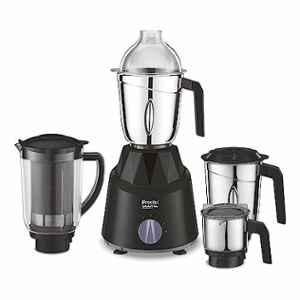 Preethi Galaxy Plus MG250 750W Black Stainless Steel Juicer Mixer Grinder with 4 Jars