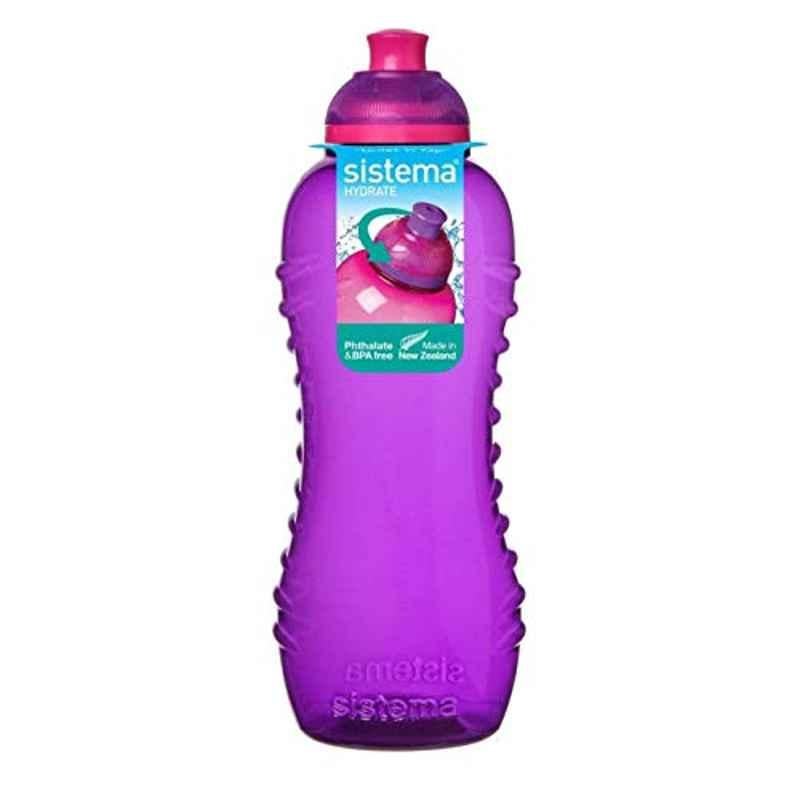 Sistema 700ml Purple Davina Twist N Sip Water Bottle, 0745