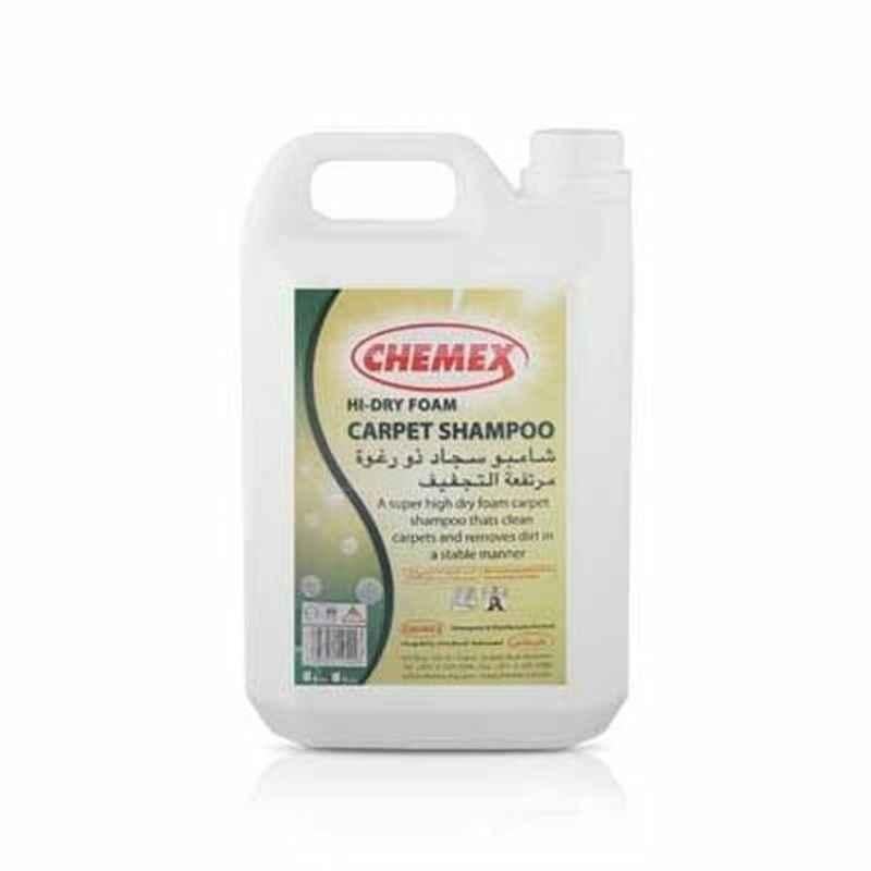 Chemex High Dry Foam Carpet Shampoo, 5 L, 4 Pcs/Pack
