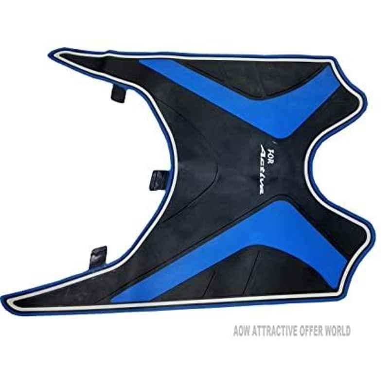 AOW Tow Wheeler Foot MAT (Blue) Type-5 for Honda Activa 3G