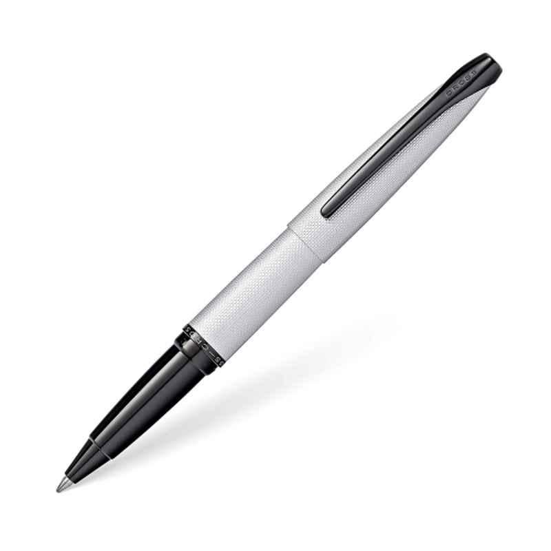 Cross ATX Brushed Chrome Finish Selectip Black Roller Ball Pen, 885-43