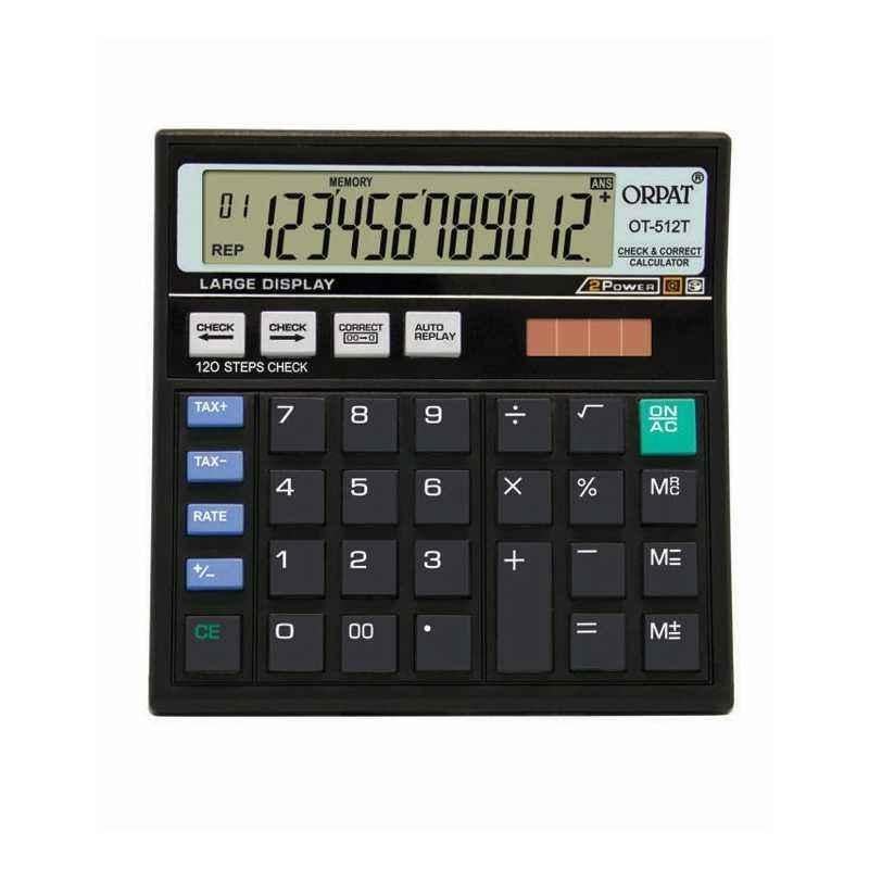 Orpat OT-512T Check & Correct Calculator, (Pack Of 5)