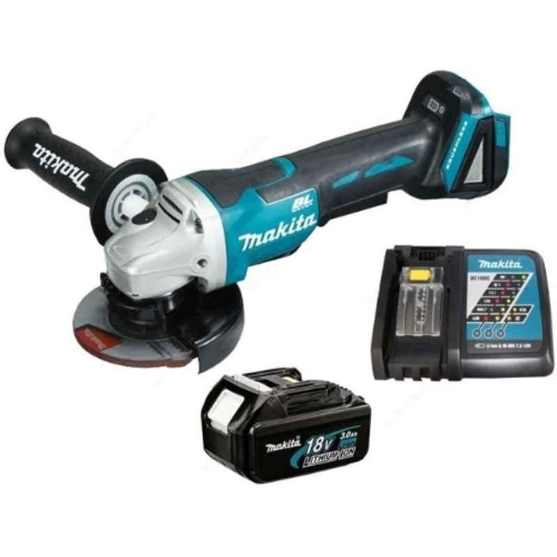 Makita 18V 115mm 8500rpm 5.0Ah Angle Grinder, DGA455RTJ