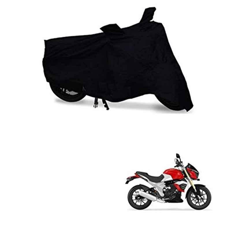 Kozdiko Matty Black Bike Body Cover for Mahindra Mojo, koz_81574