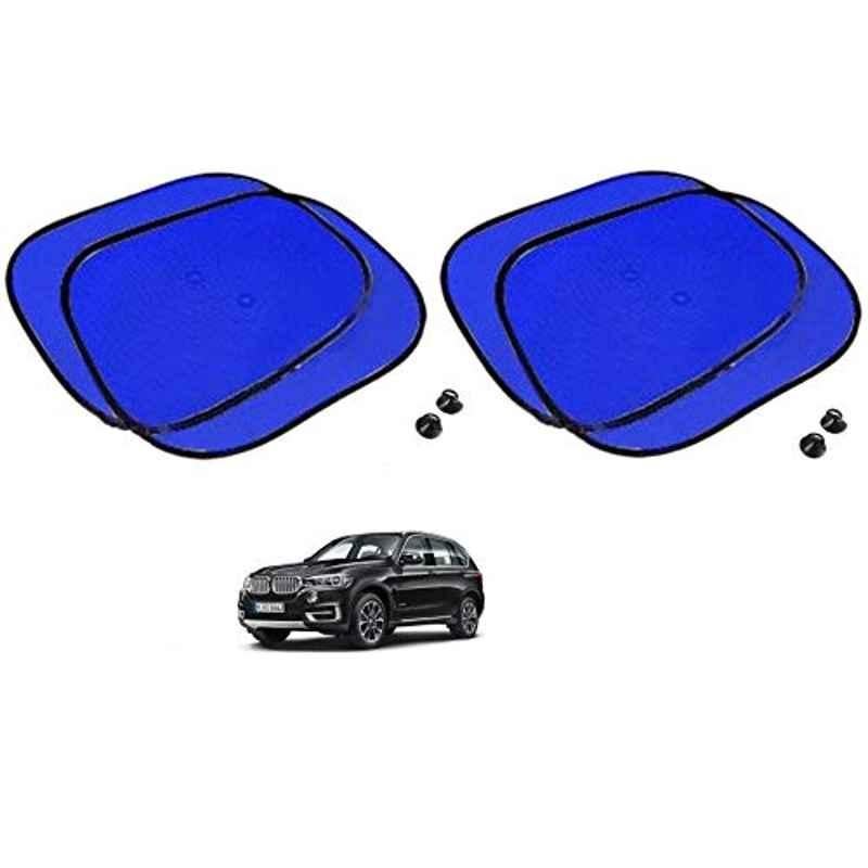 Kozdiko 4 Pcs Blue Chipkoo Car Window Sunshade Curtain Set for BMW X5, koz_83010