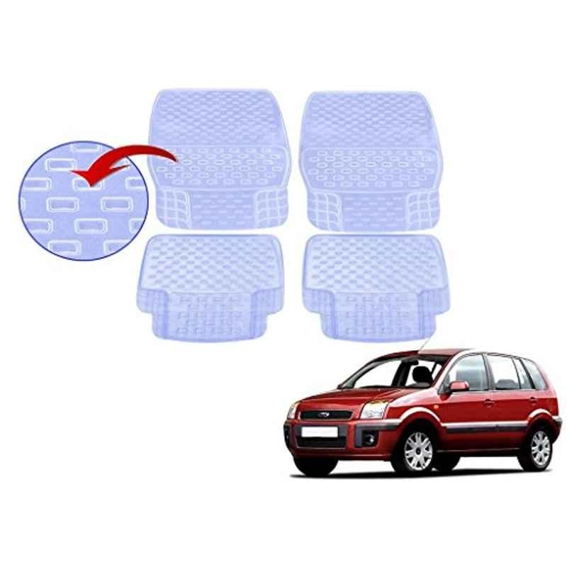 Kozdiko 93043 4 Pcs Rubber & PVC Clear Car Floor Mat Set for Ford Fusion