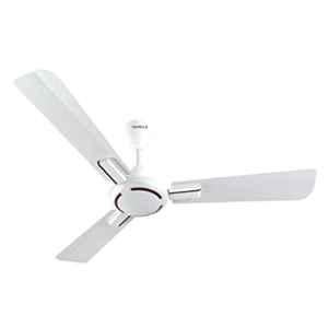 Havells Ambrose ES 52W Pearl White Wood BEE Rating Ceiling Fan, FHCAM1SPWW48E, Sweep: 1200 mm