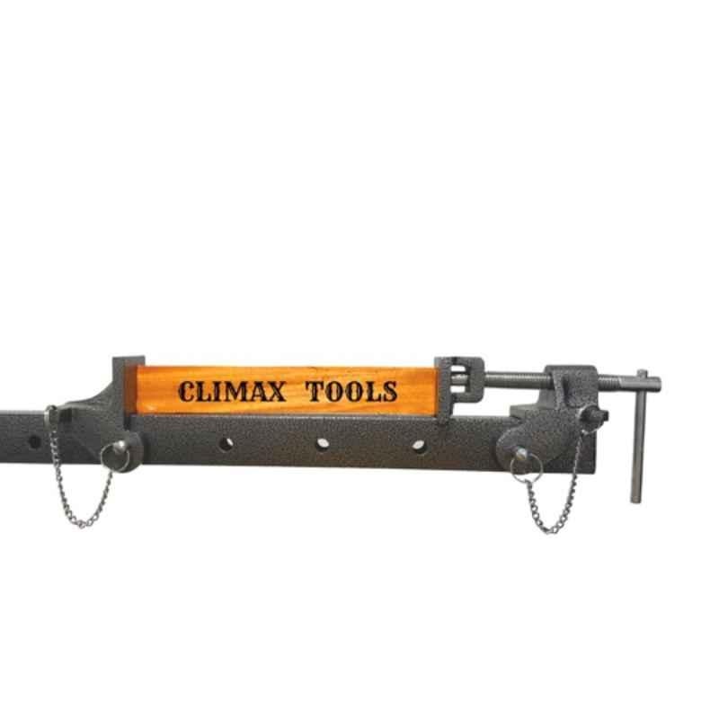 Climax 3ft Alloy Steel Cramp Head Set Rapid Woodworking Pipe Vice