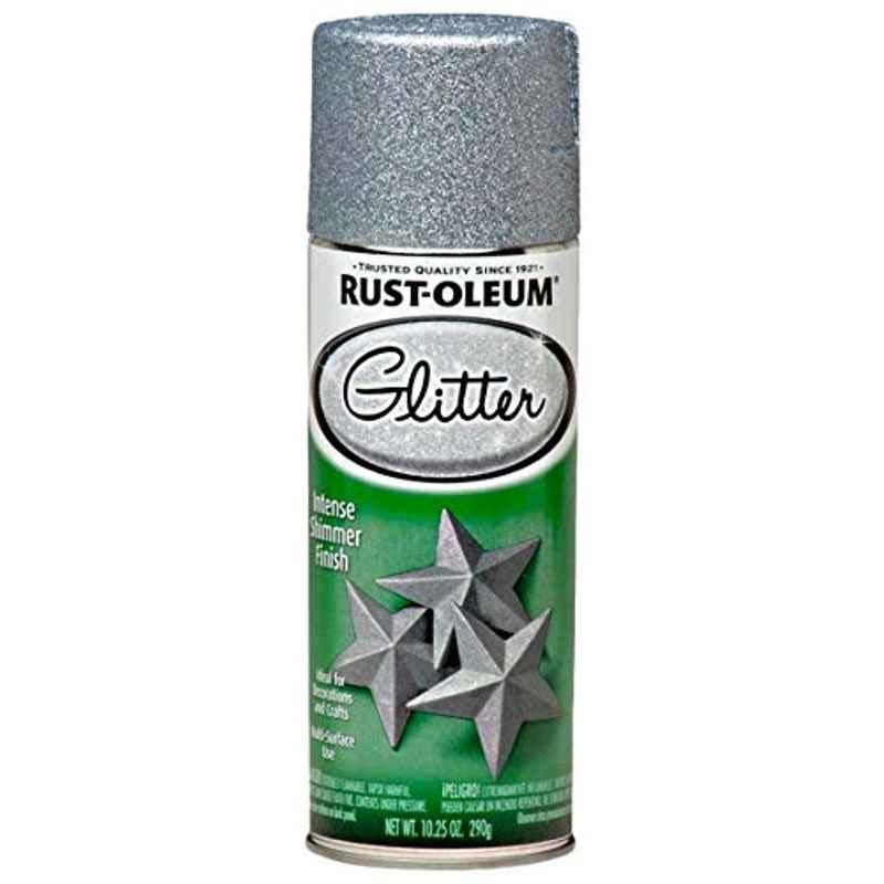 Rust-Oleum 10.25oz Silver 267734 Shimmery Glitter Spray Paint