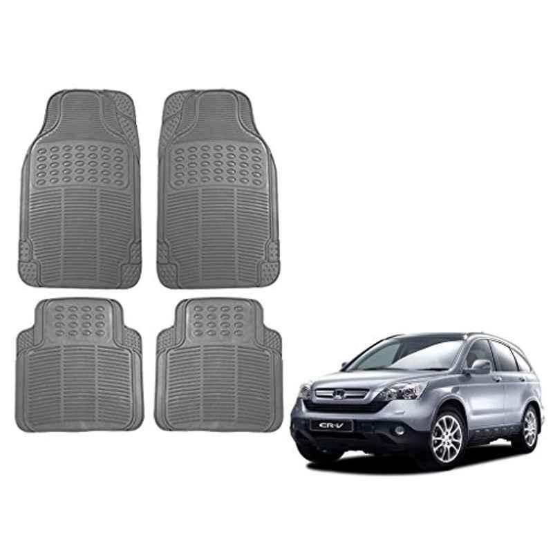 Kozdiko 4 Pcs Grey Rubber Car Mat Set for Honda CR-V