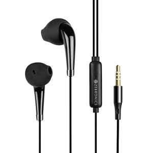 Zebronics Black Earphone with Mic, ZEB-CALYX