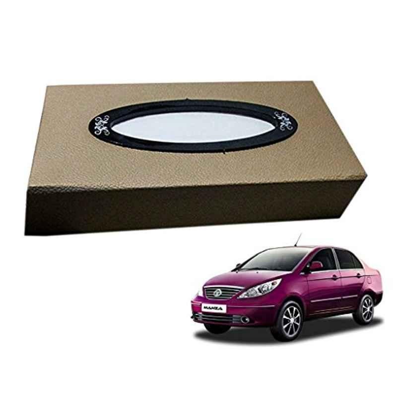 Kozdiko 200 Sheets 100 Pulls Beige Tissue Paper Box for Tata Manza, koz_29775