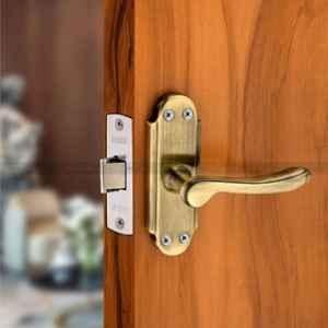 Duke 5 inch 25-40mm Brass Mortise Lock Set, 307+2003BABABY