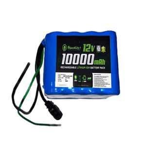 AshvaVolt 12V 10Ah Li-ion Rechargeable NMC Battery Pack for Electric Vehicle & Solar with BMS Protection, ASHV-12V10AH