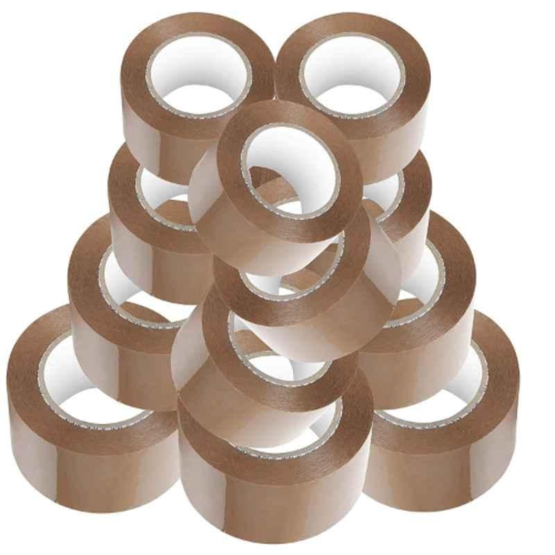 Buy Veeshna Polypack 65m 2 inch Brown Bopp Self Adhesive Tape (Pack of 12)  Online At Price ₹ 819