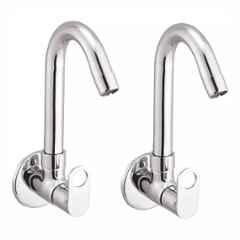 Fastgear Prime Brass Chrome Finish Silver Sink Tap, FG2032 (Pack of 2)