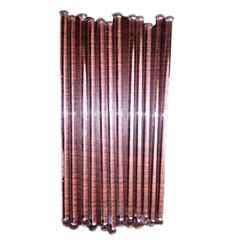 WKM 250x6mm Borosilicate Glass One Side Flat Stirring Rod, KT71 (Pack of 12)