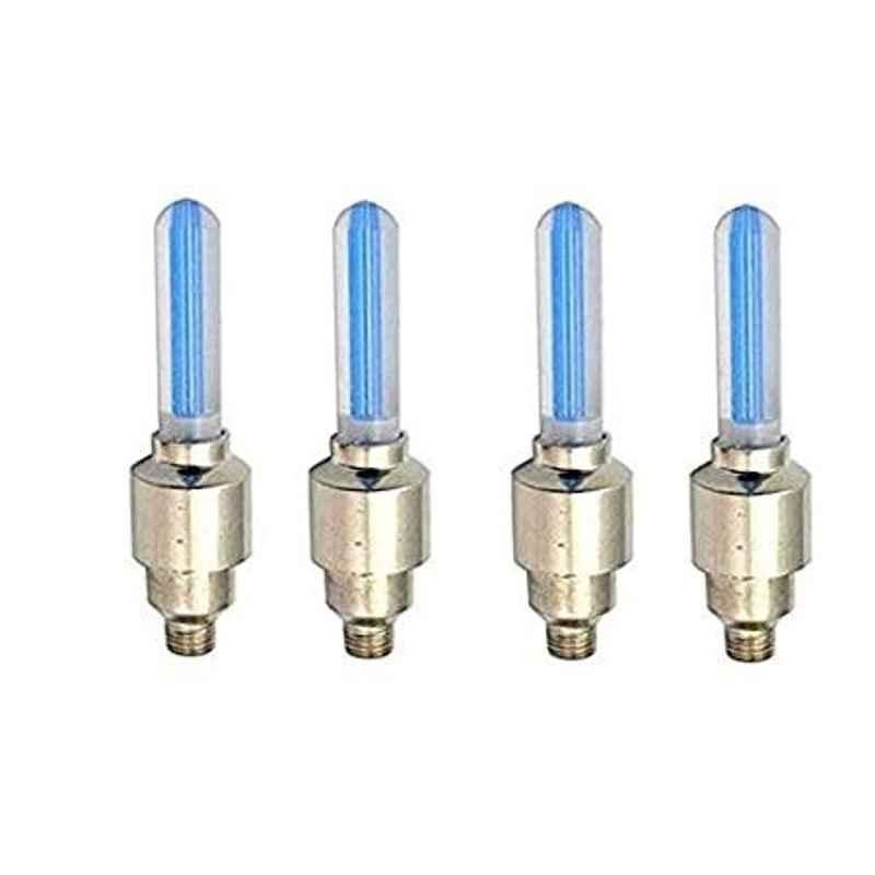 AOW Tyre Wheel Valve Cap Light for Car & Bike Wheel Light Tire Light D-37 (Pack of 4)