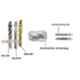 Cheston 10mm 1800mAh Yellow & Black Keyless Chuck Cordless Drilling Machine with Bits