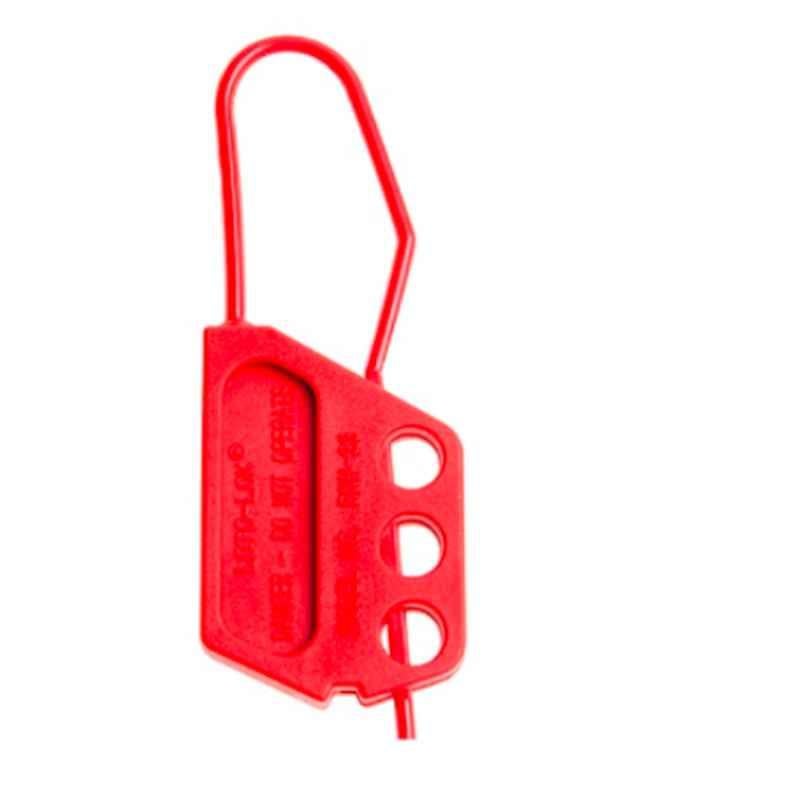 LOTO-LOK 3mm Nylon Red Lockout Safety HASP, HSP-RNH-33