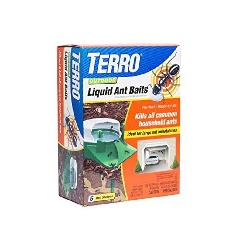 Terro 6Pcs 1 Oz Outdoor Liquid Ant Bait, ‎T1806-6