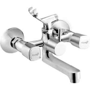 Prestige Brass Chrome Finish Silver Wall Mixer with Clutch