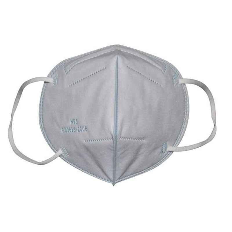 Nova Safe N95 Grey Respiratory Mask without Filter (Pack of 100)