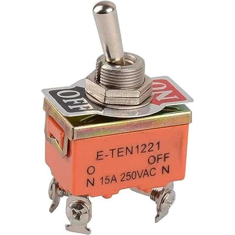 Reliable Electrical 15A 2 Positions Rocker Toggle Switch