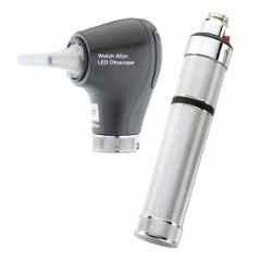 Welch Allyn 250-2 LED Diagnostic Otoscope Head with 71000-A 3.5V NiCad Rechargeable Handle, W08226