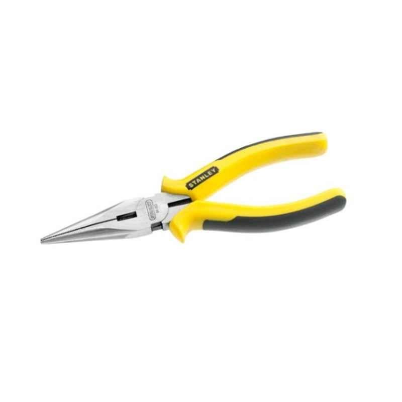 Stanley 150mm Carbon Steel Dynagrip Long Nose Plier, 84-053