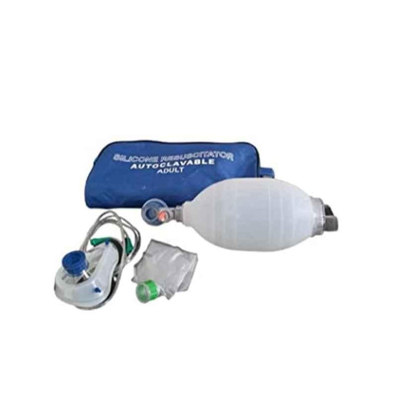 MINSALES Medical Rebreathing Bag/Ambu Bag for Adult & Kids | Silicone  Reusable Oxygen Reservoir Bag for Hospital, Clinic and Home (2600ml) -