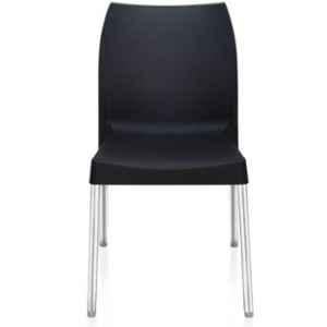 Nilkamal NS07 IBK Plastic Black Outdoor Chair