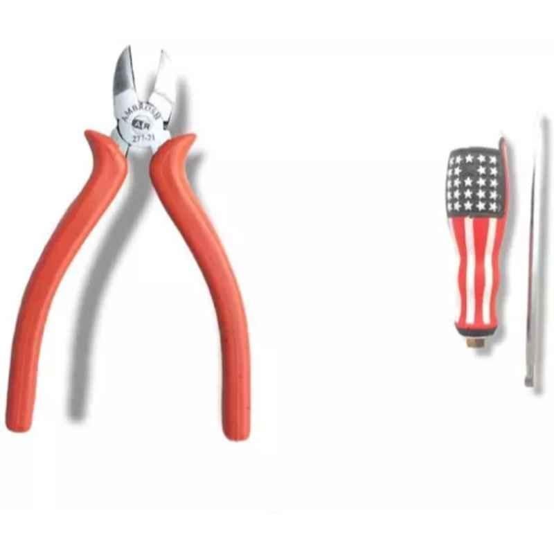 Sky Blue 2 Pcs 7.8 inch Diagonal Plier Combo, SBE_PLIER_0371
