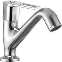 Cliquin Desire Espirion Brass Chrome Silver Deck Mounted Pillar Cock Faucet