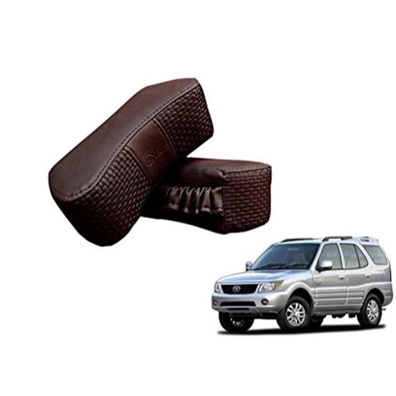 Kozdiko 2 Pcs Memory Foam Cola Neck Rest Cushion Pillow Set for Tata Safari