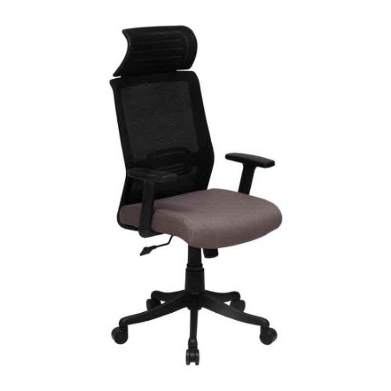 Evok Derek Nylon Black High Back Office Chair with Arm, FFOFOCMNMTBL69437D