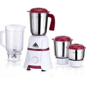 Athots Hardy Pro 750W ABS Light Brown & White Copper Motor Mixer Grinder with 4 Jars