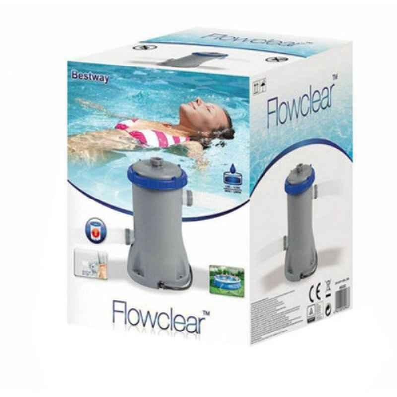 Bestway Flowclear 3.2cm Grey Filter Pump, 58383