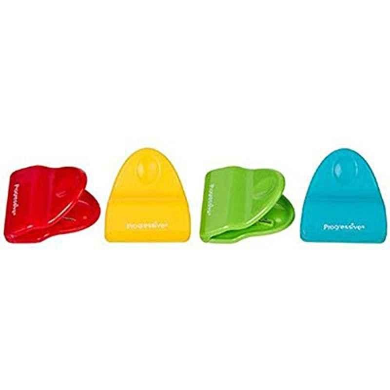 Progressive Prepworks GT-6027 4 Pcs Plastic Multicolour Mini Bag Clip Set