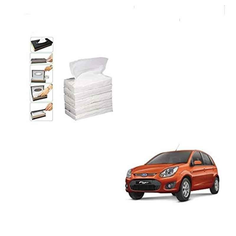 Kozdiko 100 Pulls Dispenser Box Refiller Tissue Paper with 200 Sheets for Ford Old Figo 2009-2014 Pack of 5