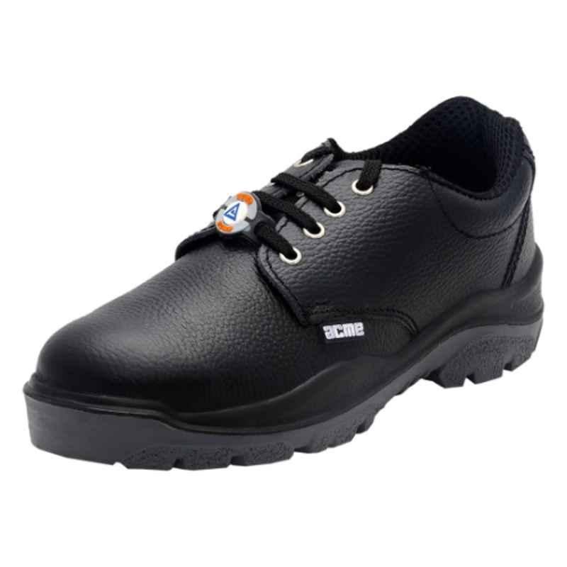 Acme AP-22 Storm Steel Toe Low Ankle Black Work Safety Shoes, Size: 10