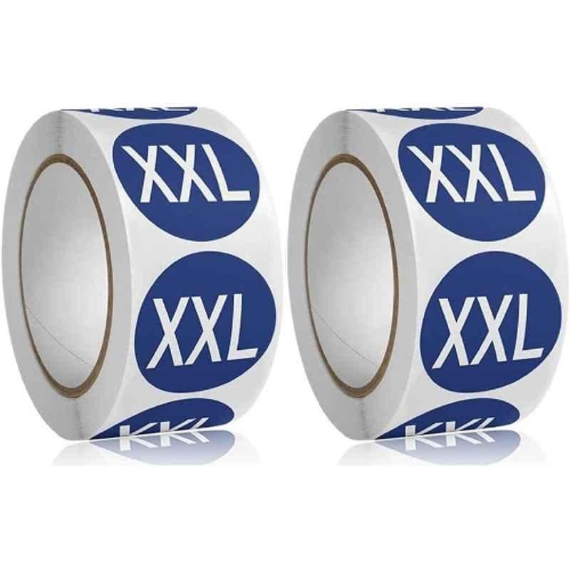 Rubik XXL White Rectangular 1000 Colorful Sticker Label