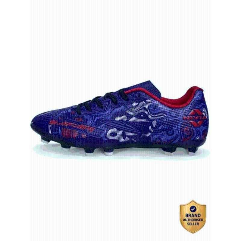 Nivia Safari Blue & Red Football Shoes for Men, Size: 6