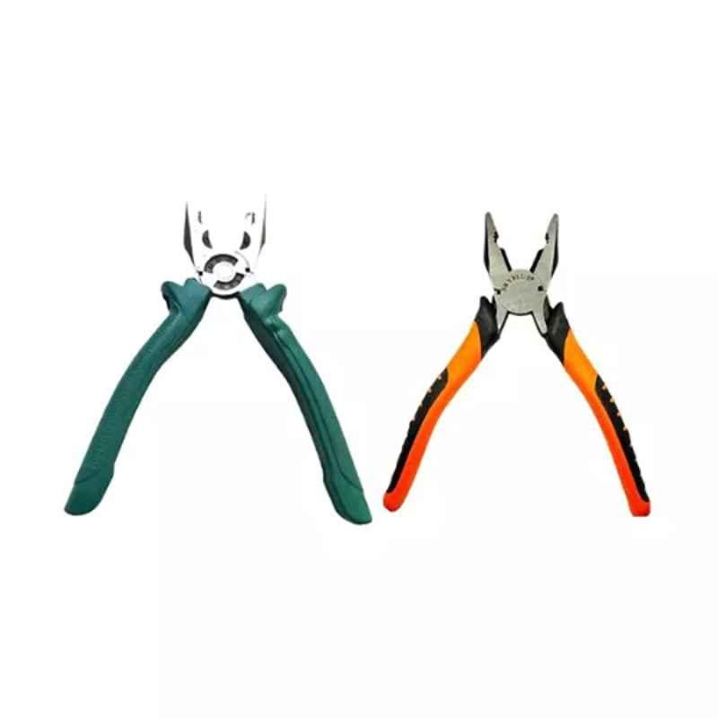 Sky Blue 2 Pcs 7.8 inch Lineman Plier Combo, SBE_PLIER_COMBO_MOD_01330